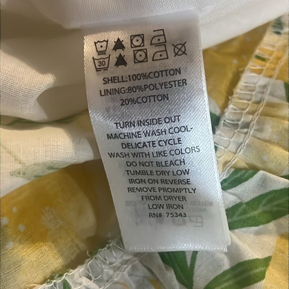 final price Cynthia Rowley Girls Size 7 Lemon Ruffle Sundress - Picture 9 of 9